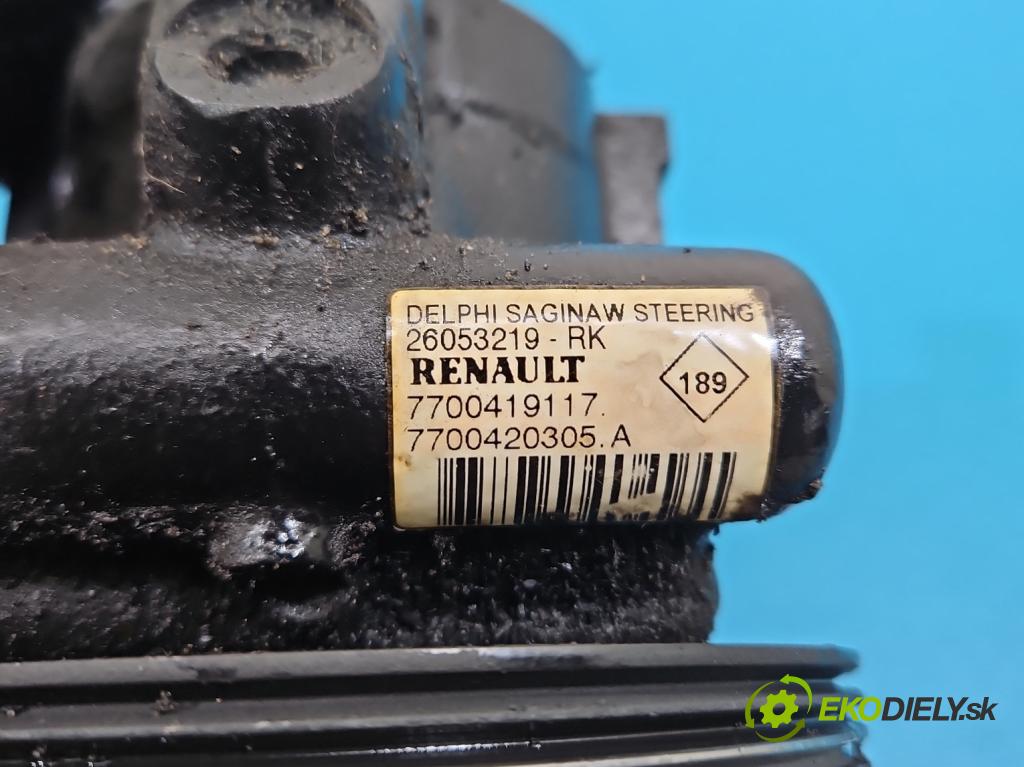 Dacia Logan I 2005-2014 1.4 8V 75 HP manual 55 kW 1390 cm3 4- čerpadlo posilovač 7700419117 (Servočerpadlo)