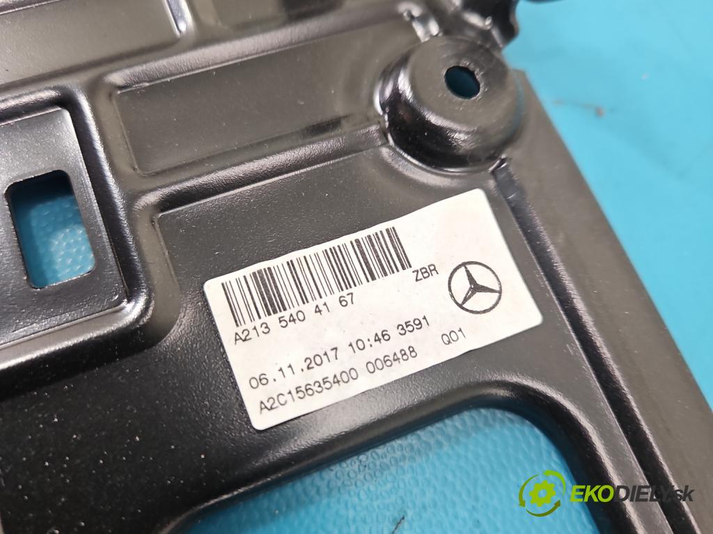 Mercedes E W213 2016-2023 2.0 CDI 194KM: automatic 143 kW 1950 cm3 4- Upevnenie: A2135404167