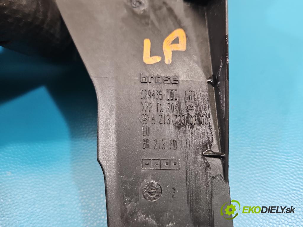 Mercedes E W213 2016-2023 2.0 CDI 194KM: automatic 143 kW 1950 cm3 4- Upevnenie: A2137230300