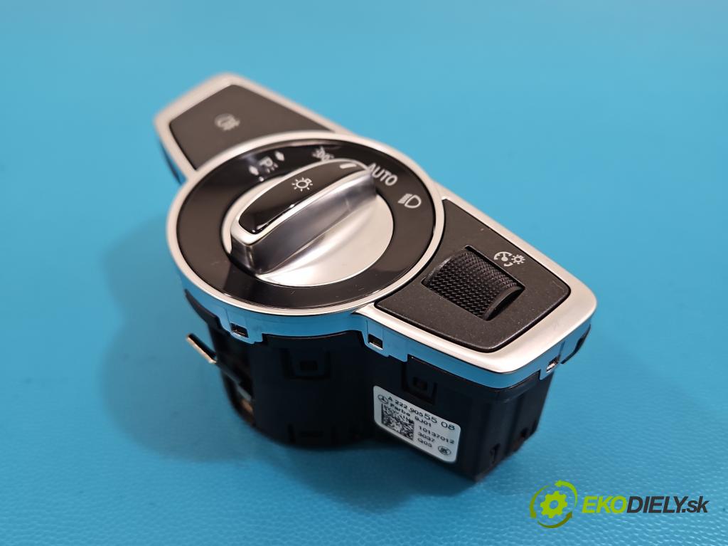 Mercedes E W213 2016-2023 2.0 CDI 194KM automatic 143 kW 1950 cm3 4- Přepínač světel na deska: A2229055508