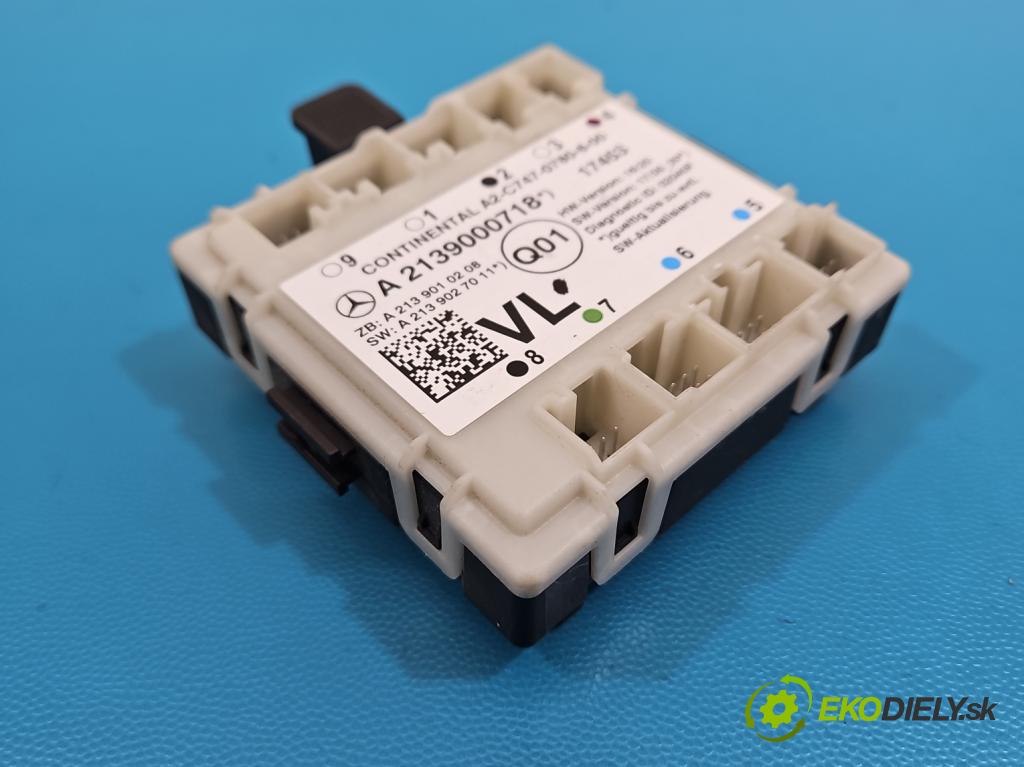 Mercedes E W213 2016-2023 2.0 CDI 194KM: automatic 143 kW 1950 cm3 4- riadiaca jednotka ostatné A2139000718