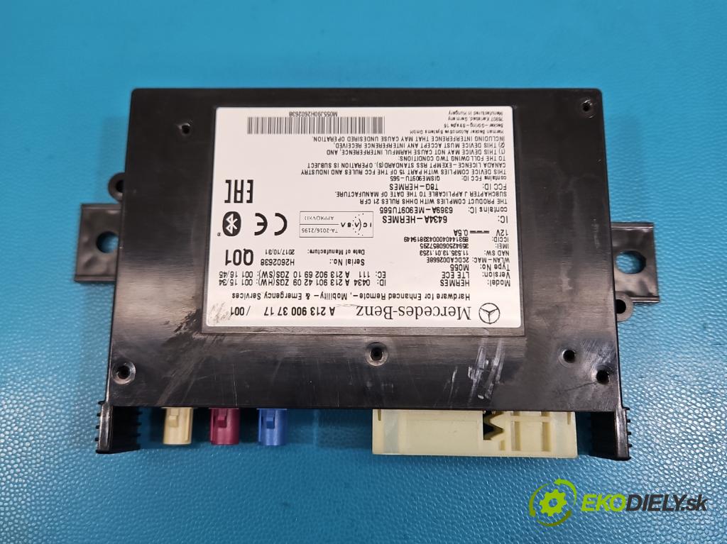 Mercedes E W213 2016-2023 2.0 CDI 194KM: automatic 143 kW 1950 cm3 4- riadiaca jednotka ostatné A2139003717