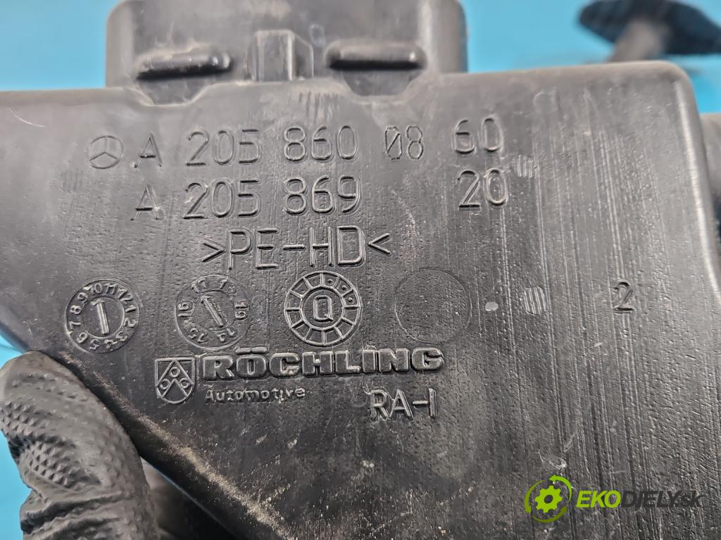 Mercedes E W213 2016-2023 2.0 CDI 194KM: automatic 143 kW 1950 cm3 4- nádržka tekutina: ostrekovačov A2058600860