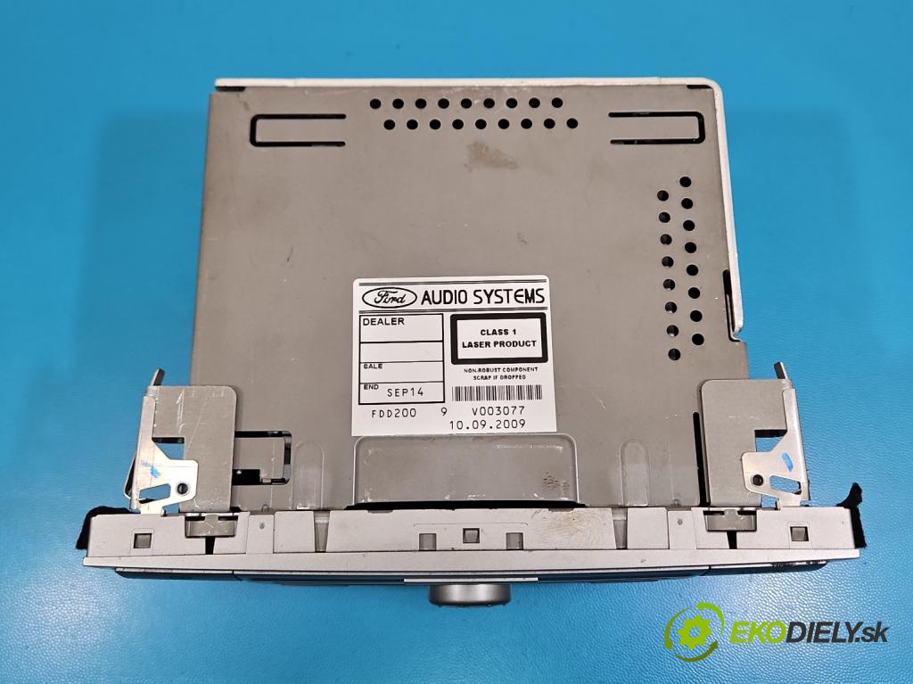 Ford Kuga Mk1 2008-2013 2.0 tdci 136hp manual 100 kW 1997 cm3 5- Radio továrna: 6000CD