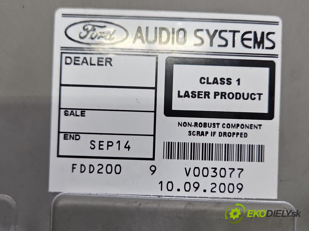 Ford Kuga Mk1 2008-2013 2.0 tdci 136hp manual 100 kW 1997 cm3 5- Radio továrna: 6000CD