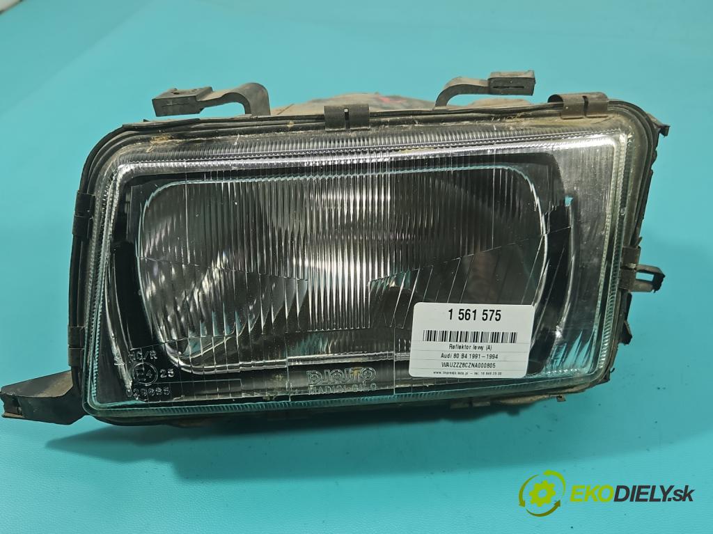 Audi 80 B4 1991-1994 2.0 8V 90 HP manual 66 kW 1984 cm3 4- Reflektor: ľavý  (Kľučka dverí ostatné)
