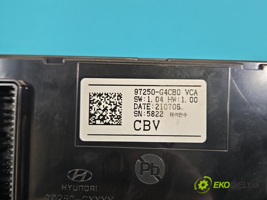 Hyundai I30 III 2016- 1.6 crdi 116 hp manual 85 kW 1598 cm3 5- palubní deska panel topení 97250-G4CB0