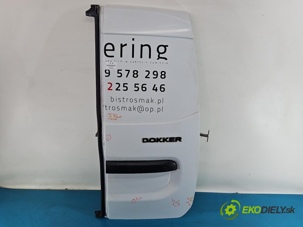 Dacia Dokker 2012- 1.6 16V 102 hp manual 75 kW 1598 cm3 5- dveře zadní pravé  (Klika dveří ostatní)