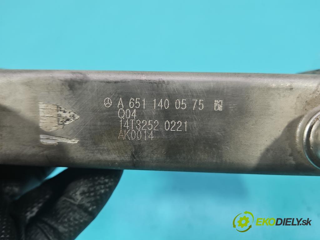 Mercedes B W246  2011-2018 2.1 cdi 136 HP automatic 100 kW 2143 cm3 5- chladič výfukové A6511400575