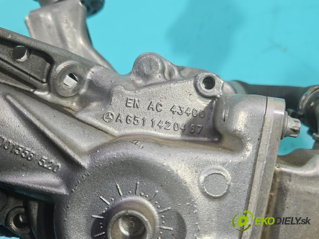 Mercedes B W246  2011-2018 2.1 cdi 136 HP automatic 100 kW 2143 cm3 5- chladič výfukové A6511420467