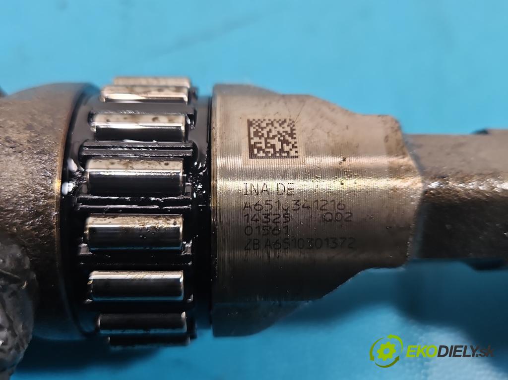 Mercedes B W246  2011-2018 2.1 cdi 136 HP automatic 100 kW 2143 cm3 5- Valček: vyvažovací A6510341216