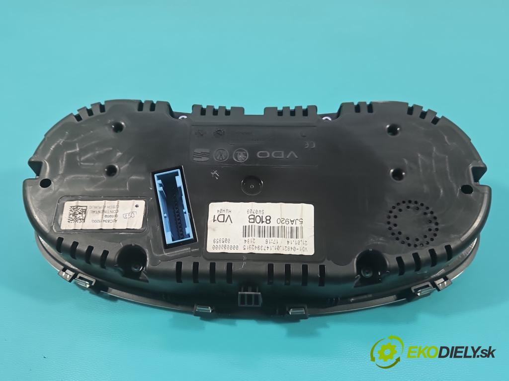 Skoda Rapid 2012-2019 1.2 TSI 86 hp manual 63 kW 1197 cm3 5- Přístrojová deska 5JA920810B (Přístrojová deska)