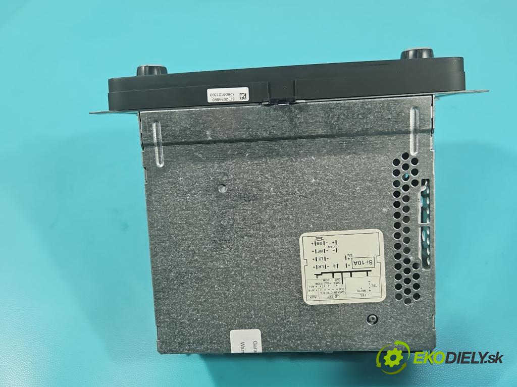 Skoda Rapid 2012-2019 1.2 TSI 86 hp manual 63 kW 1197 cm3 5- Radio továrna: 5J0035152C