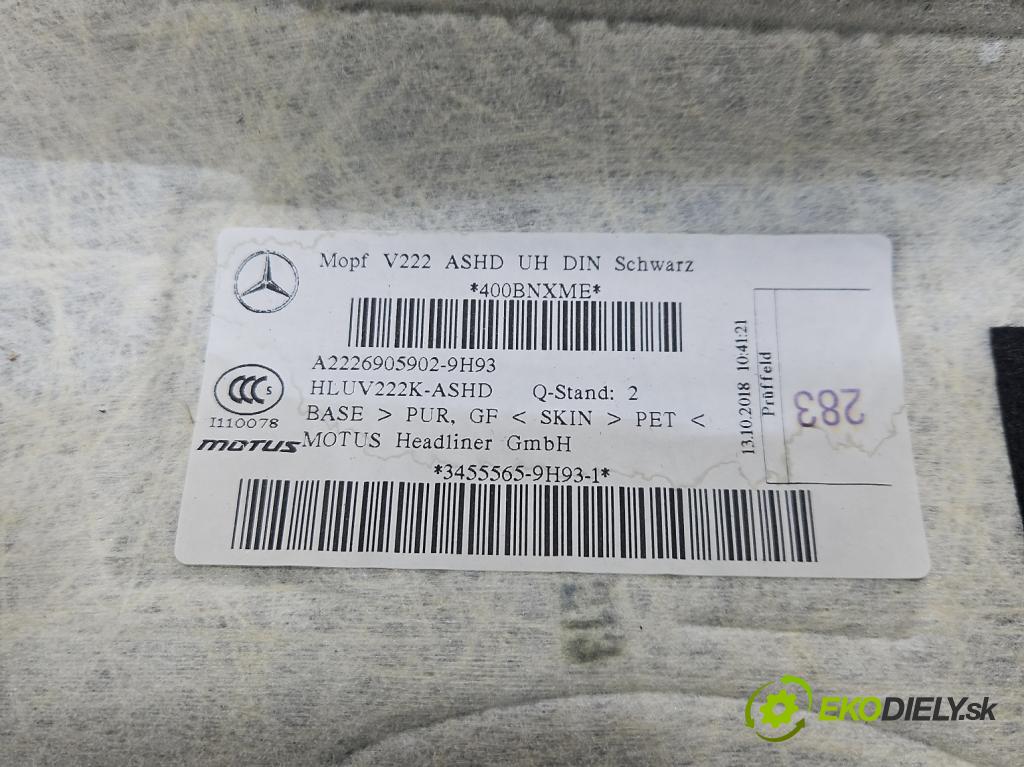 Mercedes S W222 2013-2020 Verze:
