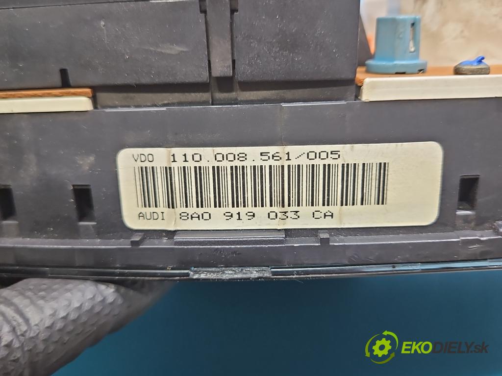 Audi 80 B4 1991-1994 2.0 8V 90 hp manual 66 kW 1984 cm3 4- Přístrojová deska 8A0919033CA (Přístrojová deska)