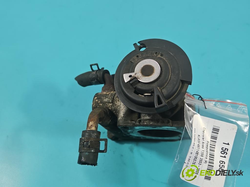 Chevrolet Aveo T200 2003-2008 1.2 8V 72 hp manual 53 kW 1150 cm3 5- škrticí klapka  (Škrticí klapka)