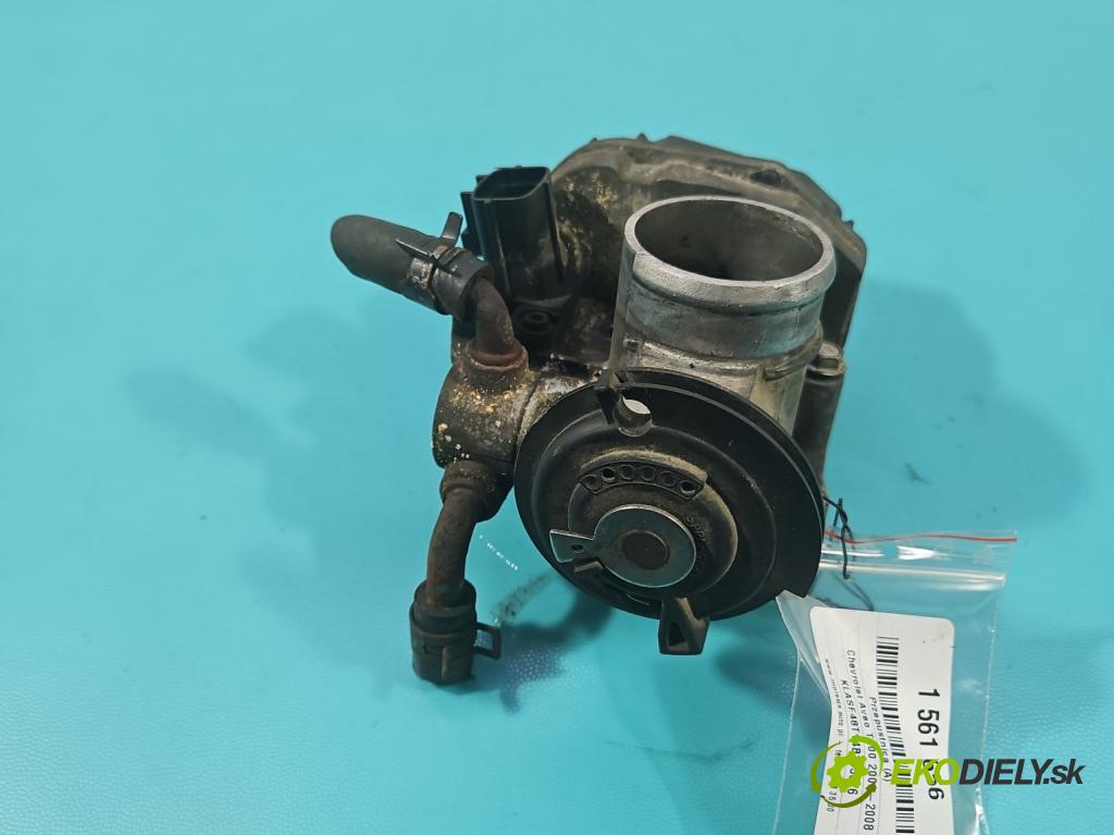 Chevrolet Aveo T200 2003-2008 1.2 8V 72 hp manual 53 kW 1150 cm3 5- škrticí klapka  (Škrticí klapka)