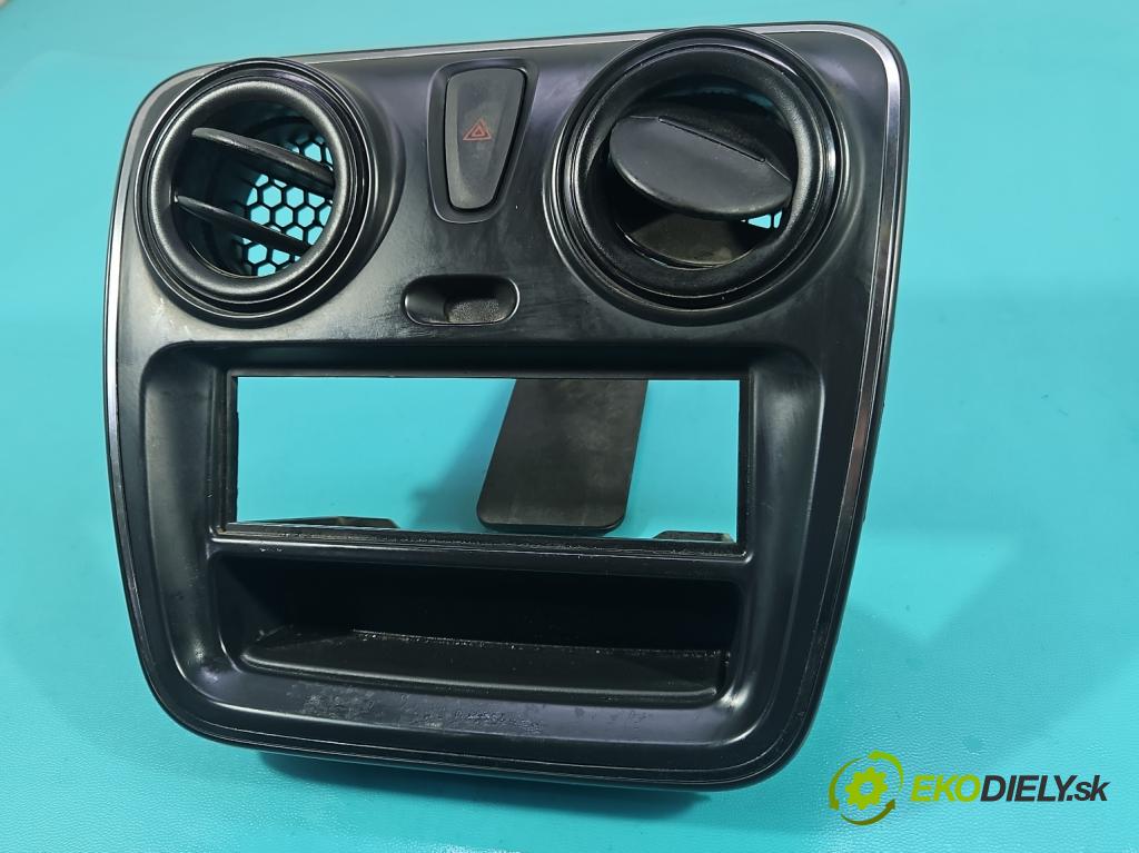 Dacia Dokker 2012- 1.6 16V 102 hp manual 75 kW 1598 cm3 5- Mřížka: topení medián: 682609686R (Mřížka topení)