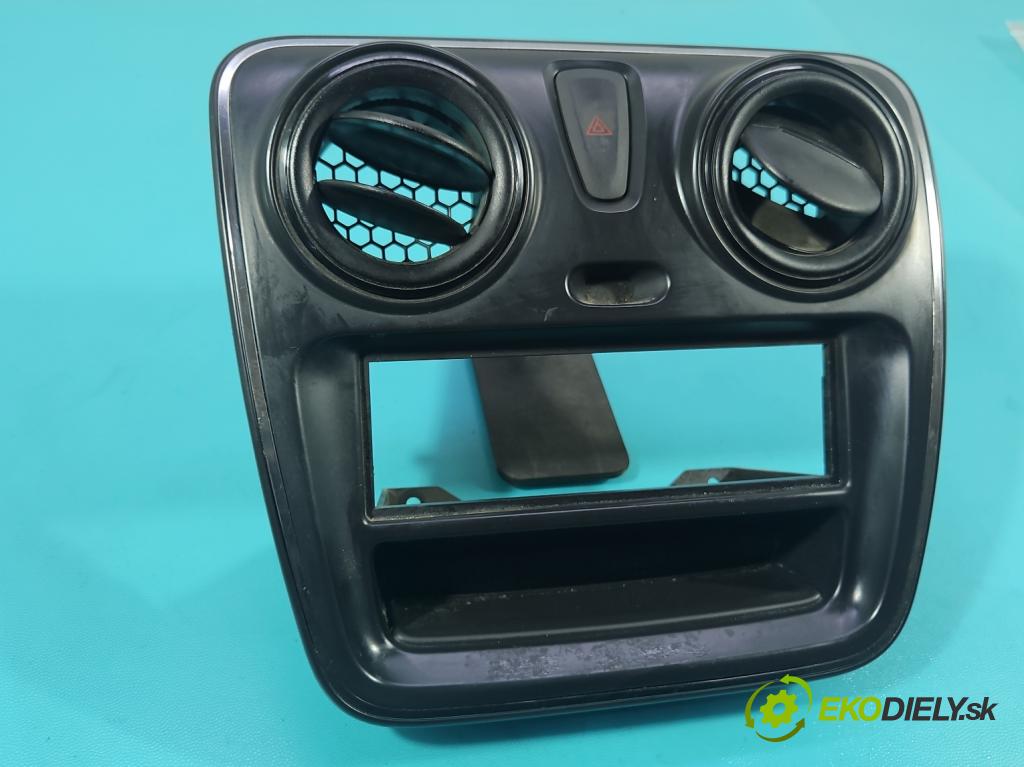 Dacia Dokker 2012- 1.6 16V 102 hp manual 75 kW 1598 cm3 5- Mřížka: topení medián: 682609686R (Mřížka topení)