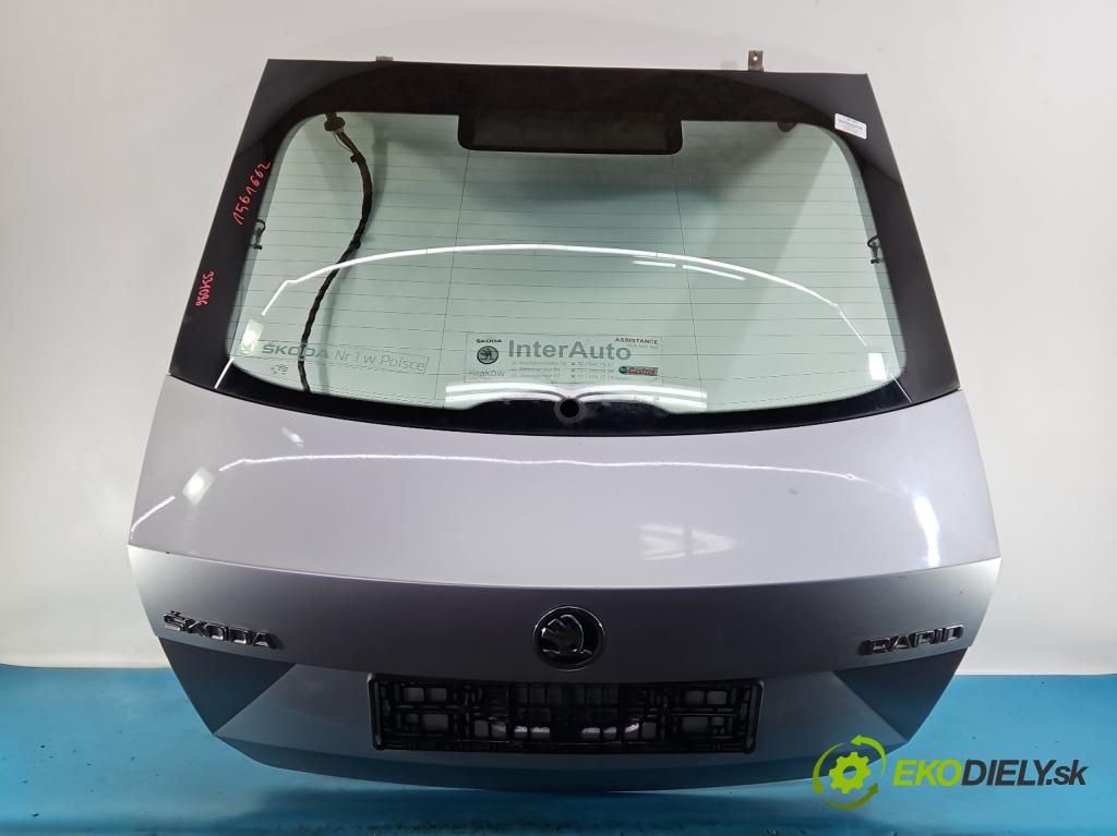 Skoda Rapid 2012-2019 1.2 TSI 86 hp manual 63 kW 1197 cm3 5- zadní kufrové dveře  (Zadní kapota (kufr))