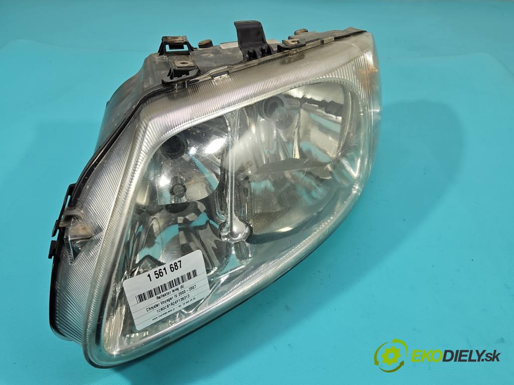 Chrysler Voyager IV 2000-2007 3.3 V6 174 HP automatic 128 kW 3301 cm3 5- Reflektor: ľavý 04857703AB (Kľučka dverí ostatné)