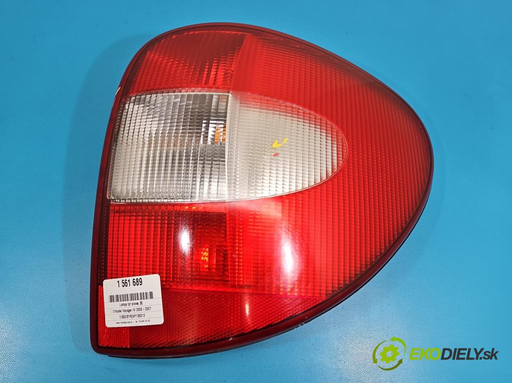 Chrysler Voyager IV 2000-2007 3.3 V6 174 HP automatic 128 kW 3301 cm3 5- svetlo / reflektor zadné pravé  (Kľučka dverí ostatné)