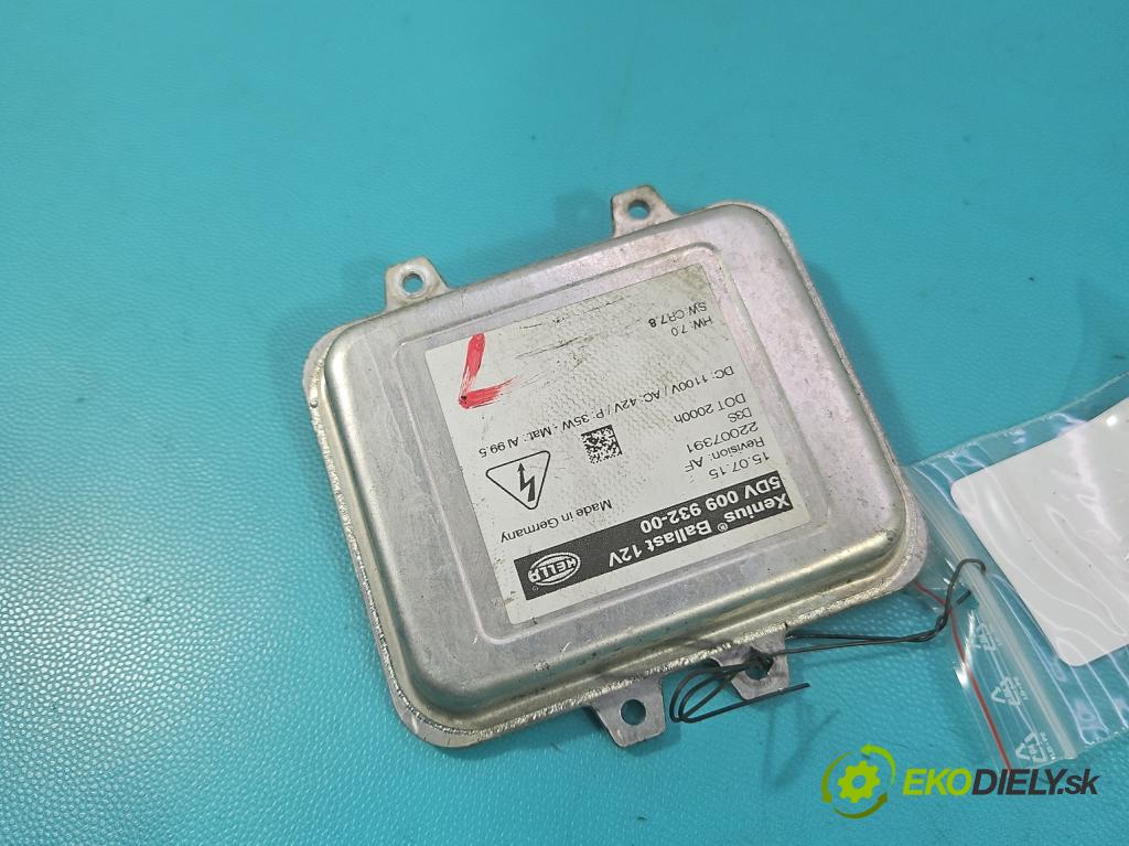 Opel Insignia A 2008-2017 2.0 cdti 170 HP manual 125 kW 1956 cm3 4- střídač: xenon 5DV009932-00 (Riadiaca jednotka xenónu)