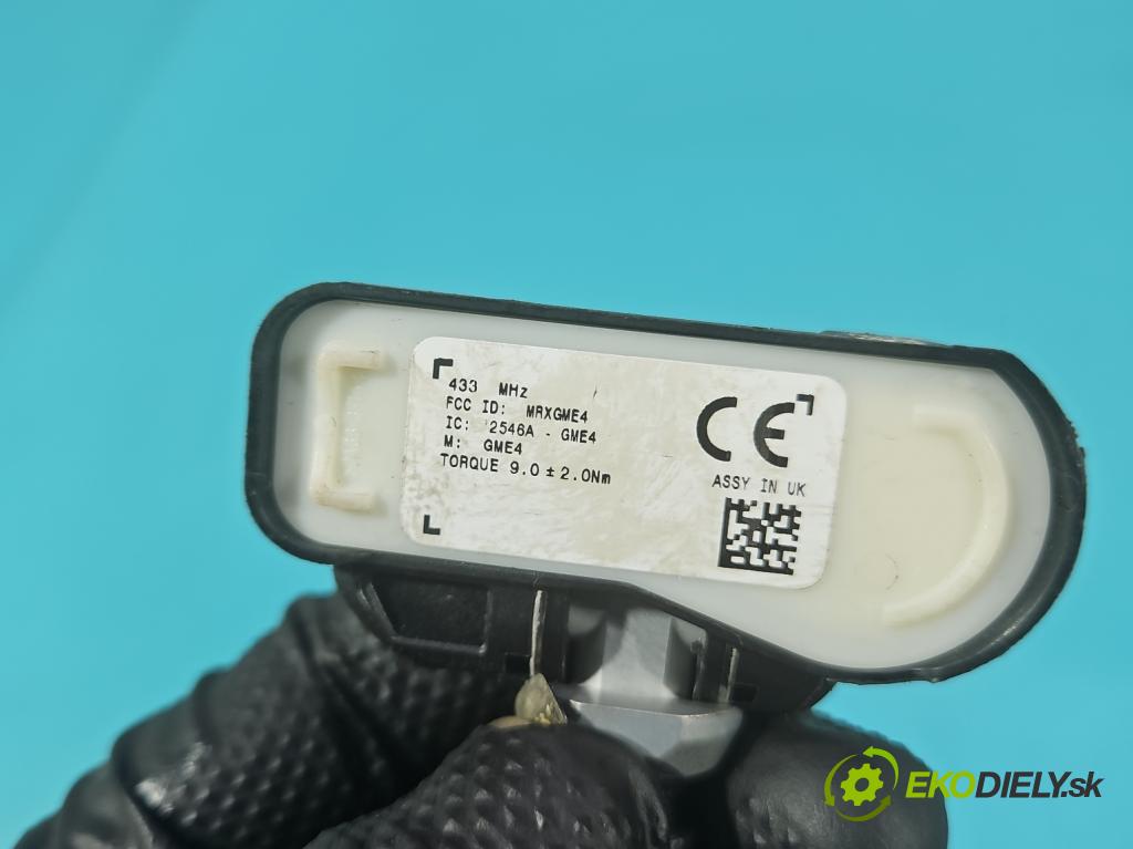 Opel Insignia A 2008-2017 2.0 cdti B20DTH: 170 HP manual 125 kW 1956 cm3 5- snímač tlak: pneumatika 13598775 (Snímač tlaku v pneumatike)