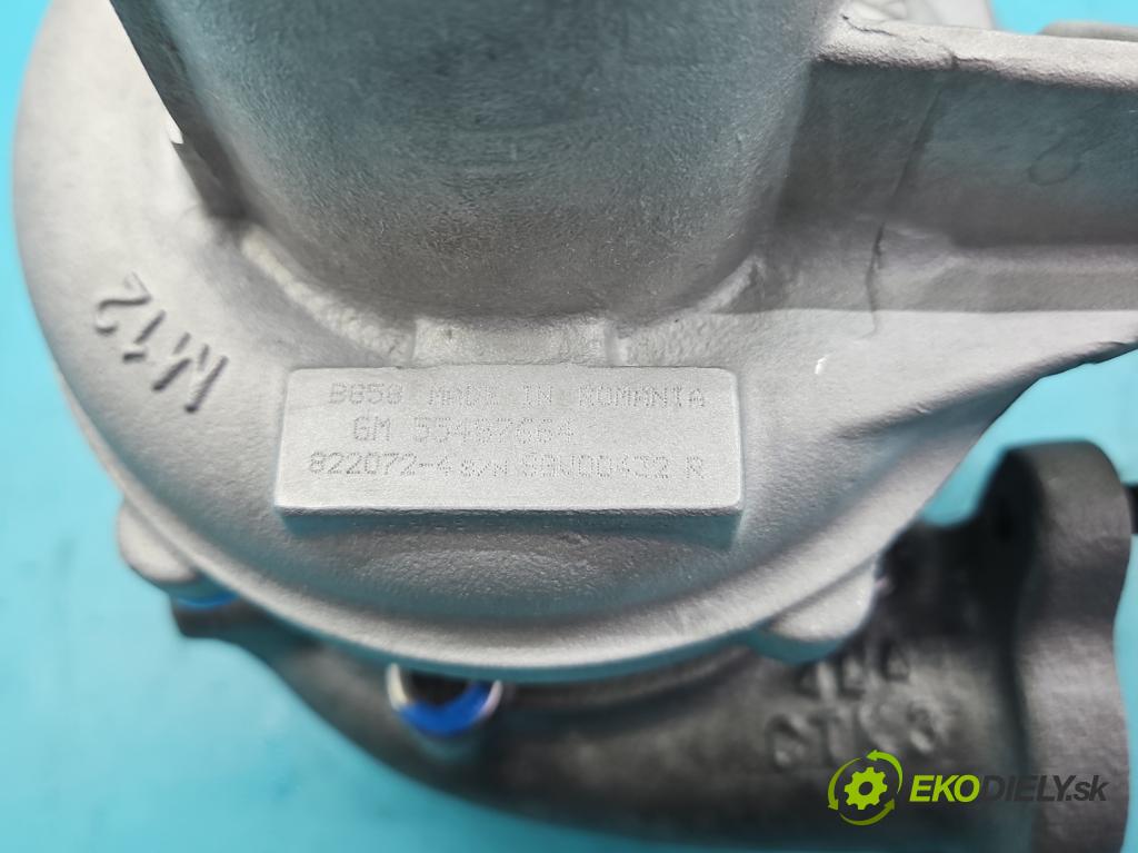 Opel Insignia A 2008-2017 2.0 cdti B20DTH: 170 HP manual 125 kW 1956 cm3 4- turbodúchadlo, turbo repasovaná 822072-4