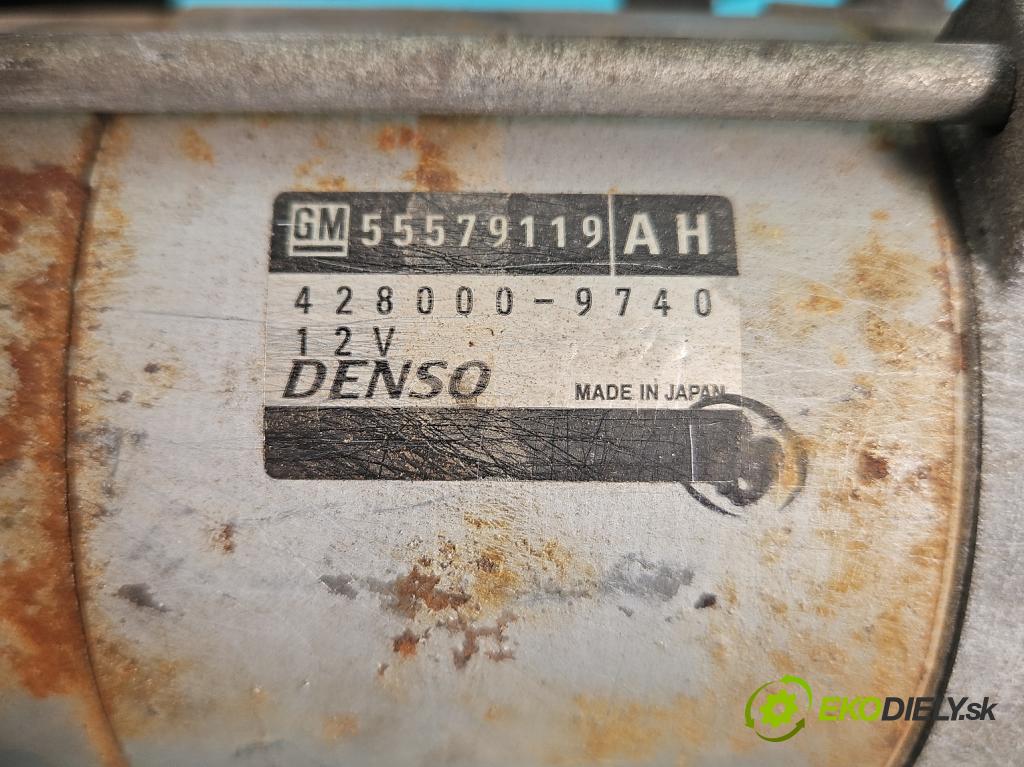 Opel Insignia A 2008-2017 2.0 cdti 170 HP manual 125 kW 1956 cm3 4- štartér 428000-9740 (Štartér)