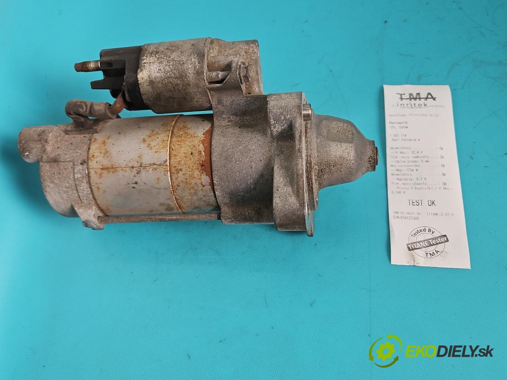 Opel Insignia A 2008-2017 2.0 cdti 170 HP manual 125 kW 1956 cm3 4- štartér 428000-9740 (Štartér)