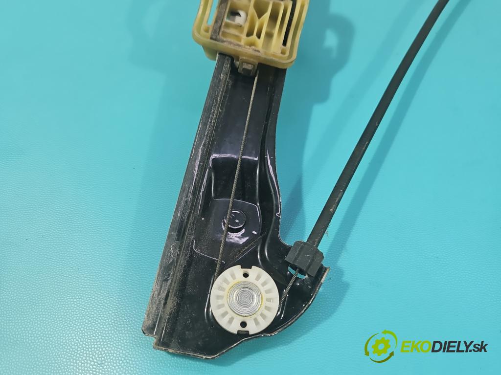 Skoda Rapid 2012-2019 1.2 TSI CBZA 86 HP manual 63 kW 1197 cm3 5- mechanizmus okna predné pravý 5JA959812E