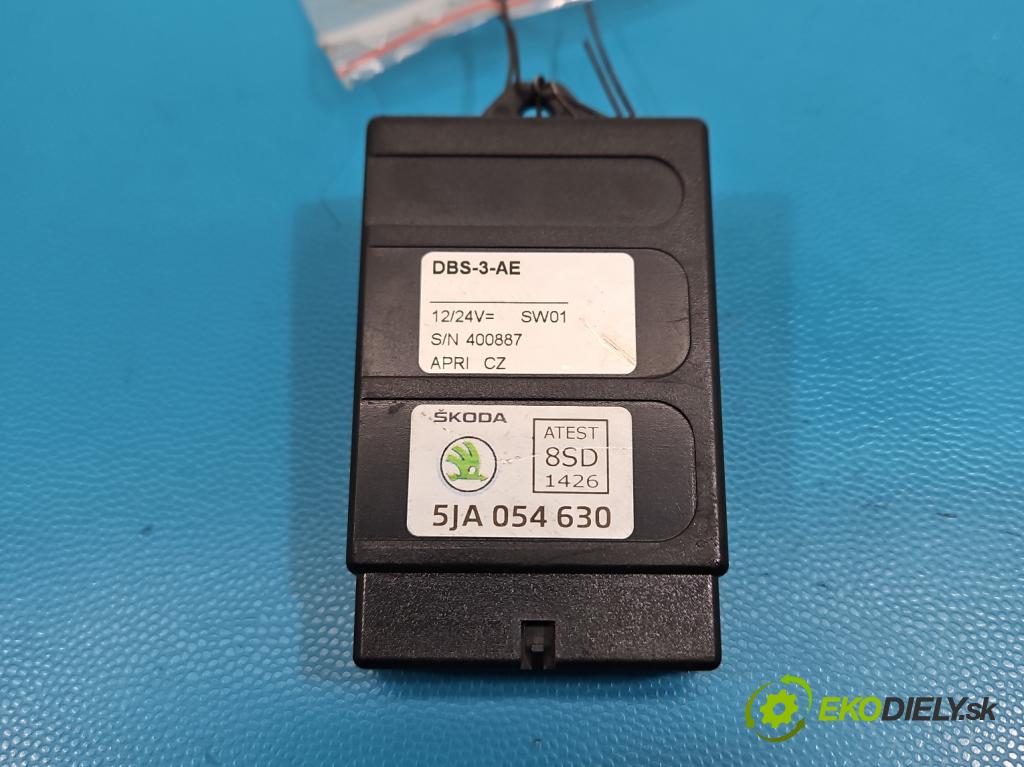 Skoda Rapid 2012-2019 1.2 TSI CBZA 86 HP manual 63 kW 1197 cm3 5- riadiaca jednotka parkovaní: 5JA054630