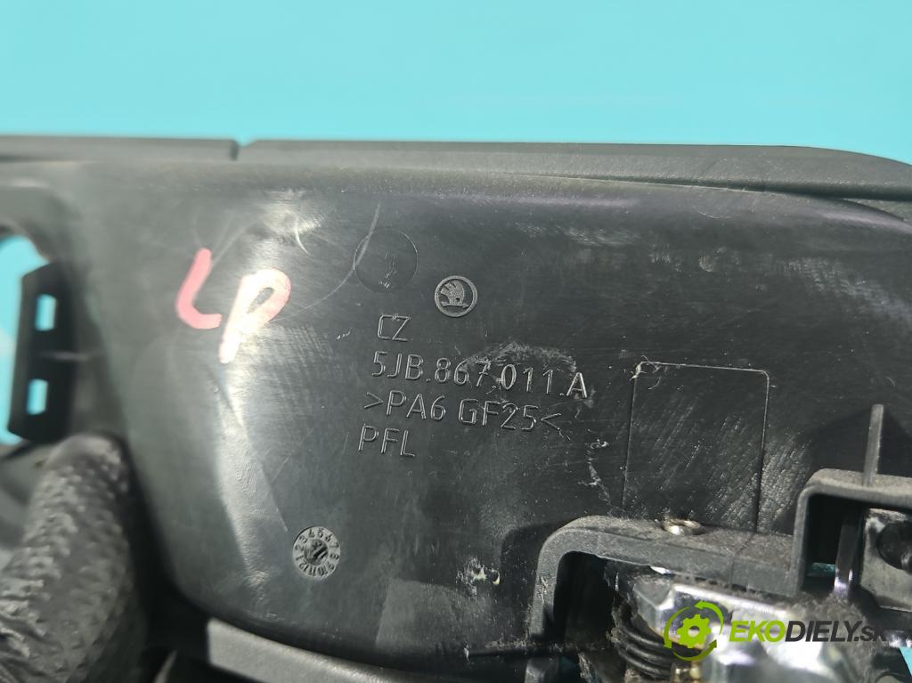 Skoda Rapid 2012-2019 1.2 TSI 86 hp manual 63 kW 1197 cm3 5- klika uvnitř: přední levé 5JB867011A