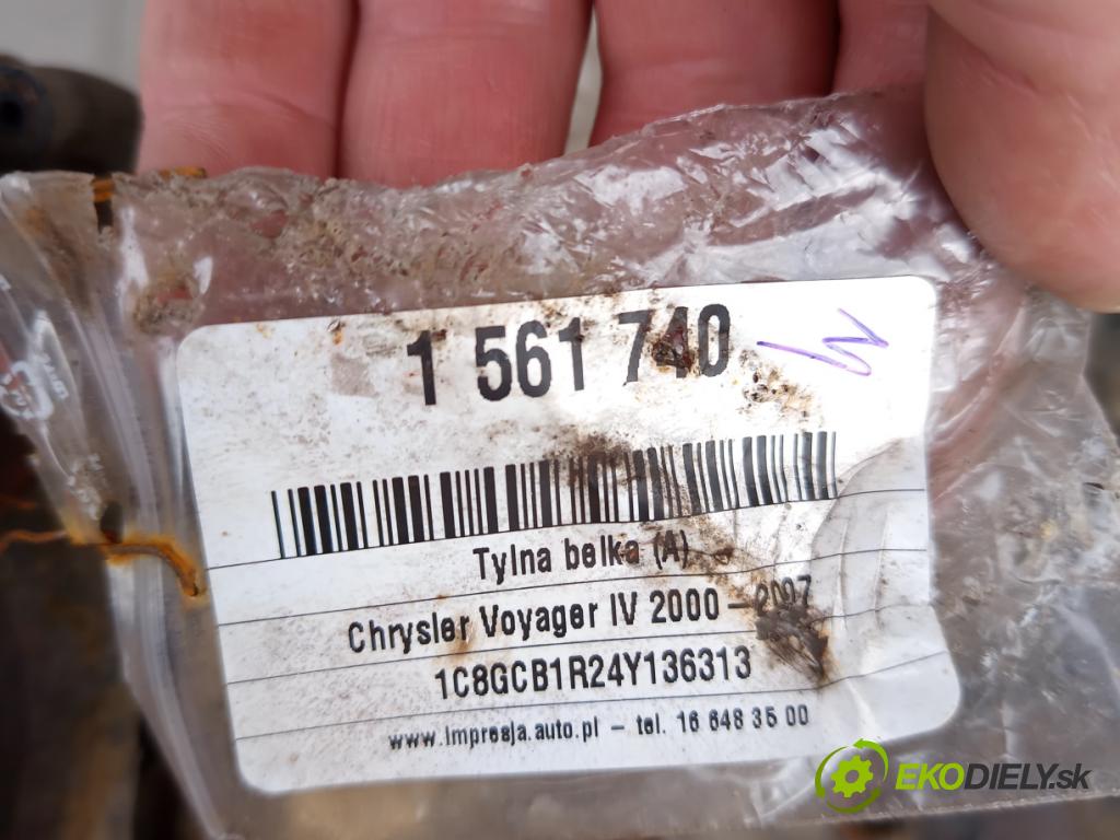 Chrysler Voyager IV 2000-2007 3.3 V6 174 hp automatic 128 kW 3301 cm3 5- zadní výztuha  (Zadní výztuha)