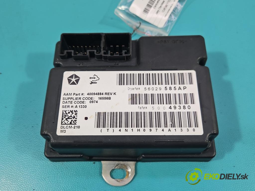 Jeep Cherokee KL 2013-2023 2.0 multijet 140 hp manual 103 kW 1956 cm3 5- řídící jednotka 56029585AP