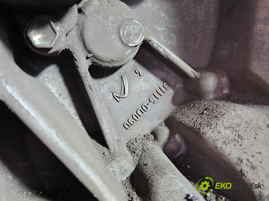 Toyota Auris I 2006-2013 1.3 vvti 99 hp manual 73 kW 1329 cm3 5- převodovka stupňová manual 31115-0D090