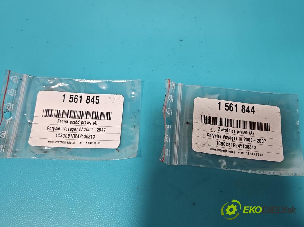 Chrysler Voyager IV 2000-2007 3.3 V6 174 HP automatic 128 kW 3301 cm3 5- náboj pravé  (Náboj kolesa)