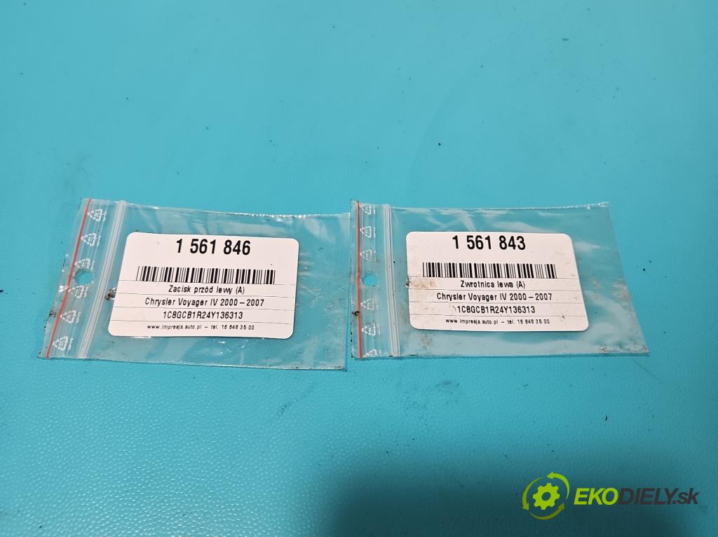 Chrysler Voyager IV 2000-2007 3.3 V6 174 HP automatic 128 kW 3301 cm3 5- brzdič predné ľavý  (Kľučka dverí ostatné)