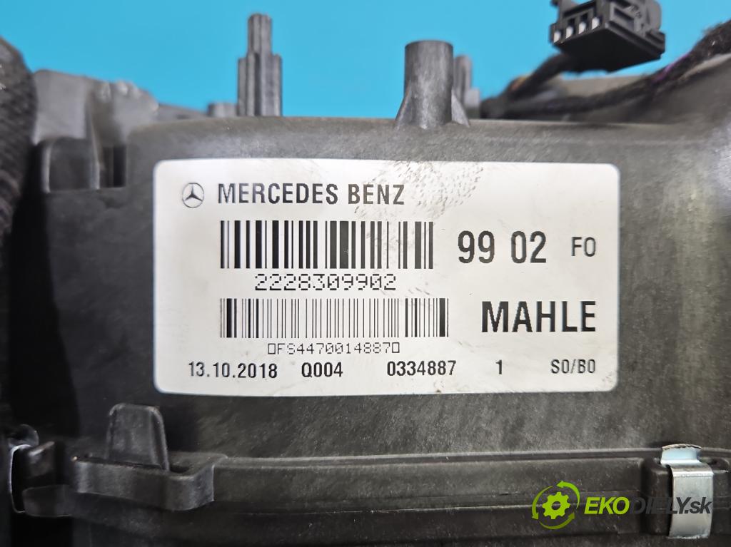 Mercedes S W222 2013-2020 3.0 cdi (656929) 340KM: automatic 250 kW 2925 cm3 4- radiator 2228309902 (Radiátor kúrenia)