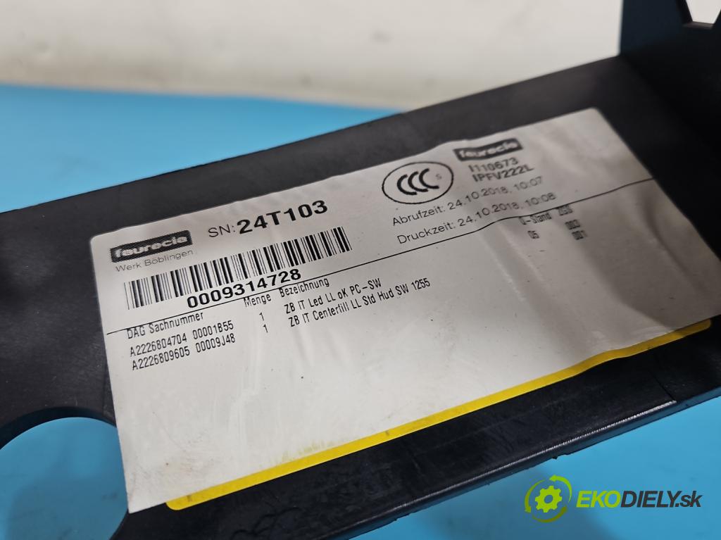 Mercedes S W222 2013-2020 3.0 cdi 656929 340KM automatic 250 kW 2925 cm3 4- kryt A2226804704