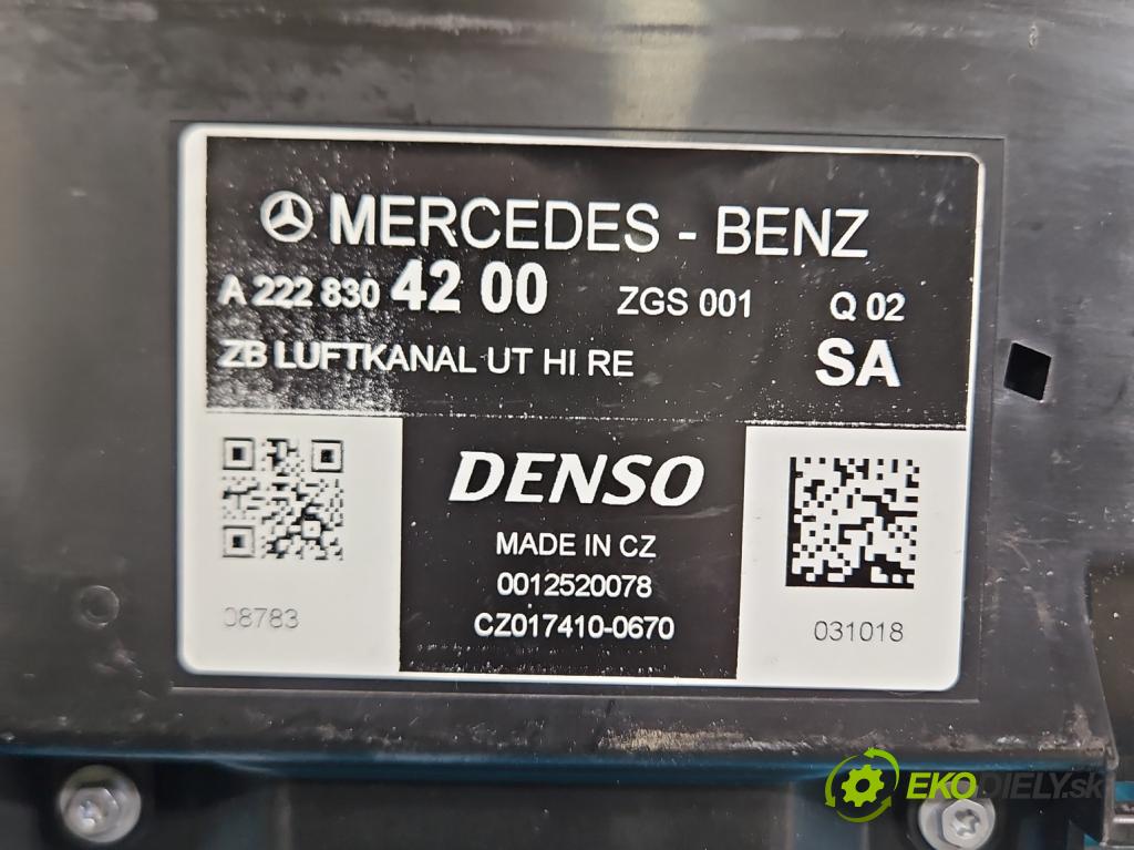 Mercedes S W222 2013-2020 3.0 cdi 656929 340KM automatic 250 kW 2925 cm3 4- Vstup: vzduchu A2228304200