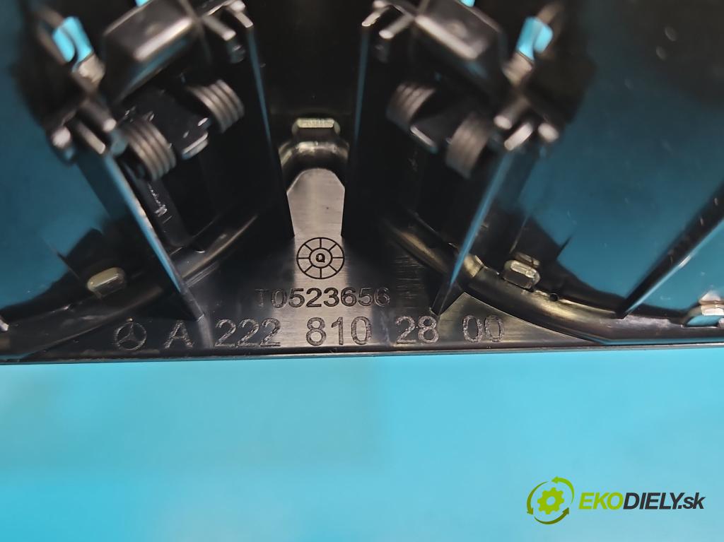 Mercedes S W222 2013-2020 3.0 cdi 656929 340KM: automatic 250 kW 2925 cm3 4- Rukojeť: na nápoje: A2228102800 (Držiak (úchyt) na nápoje)