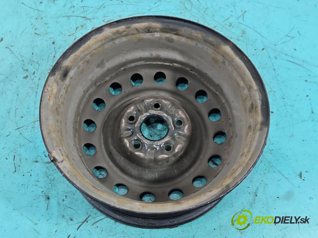 Toyota Auris I 2006-2013 1.3 vvti 99 HP manual 73 kW 1329 cm3 5- Disk oceľový 15"