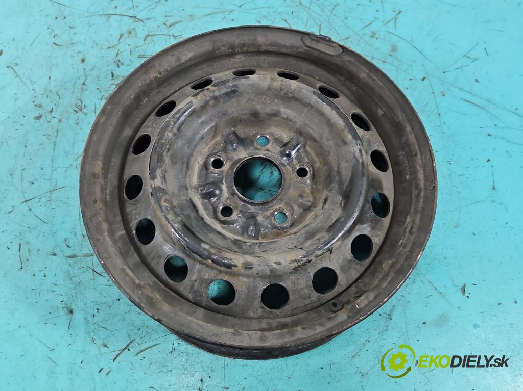 Toyota Auris I 2006-2013 1.3 vvti 99 HP manual 73 kW 1329 cm3 5- Disk oceľový 15"