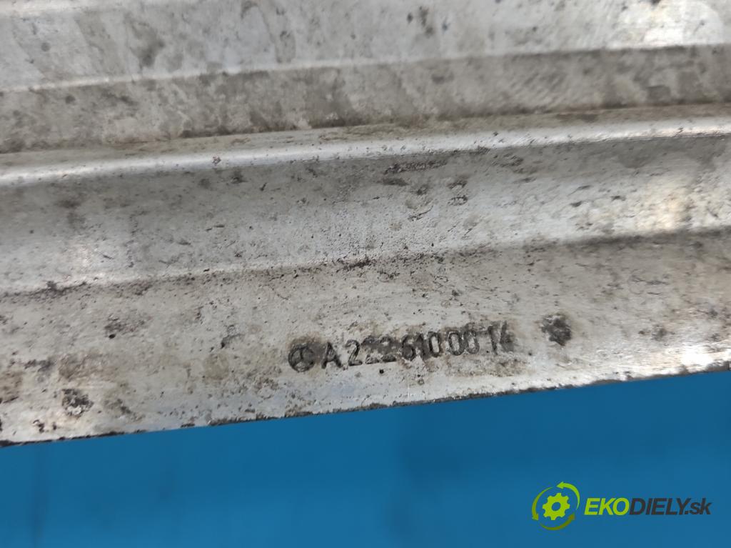 Mercedes S W222 2013-2020 3.0 cdi 656929 340KM: automatic 250 kW 2925 cm3 4- výstuha nárazník zadné A2226100014