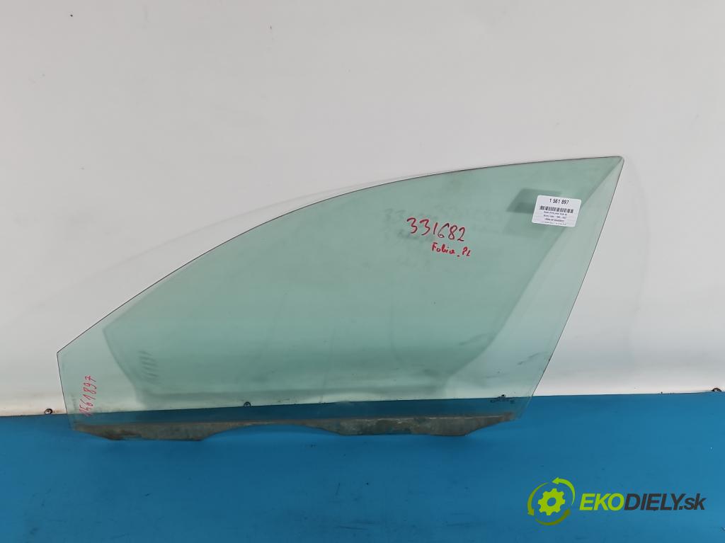 Skoda Fabia I 1999-2007 1.4 16V 75 HP manual 55 kW 1390 cm3 5- sklo dvere predné ľavé 