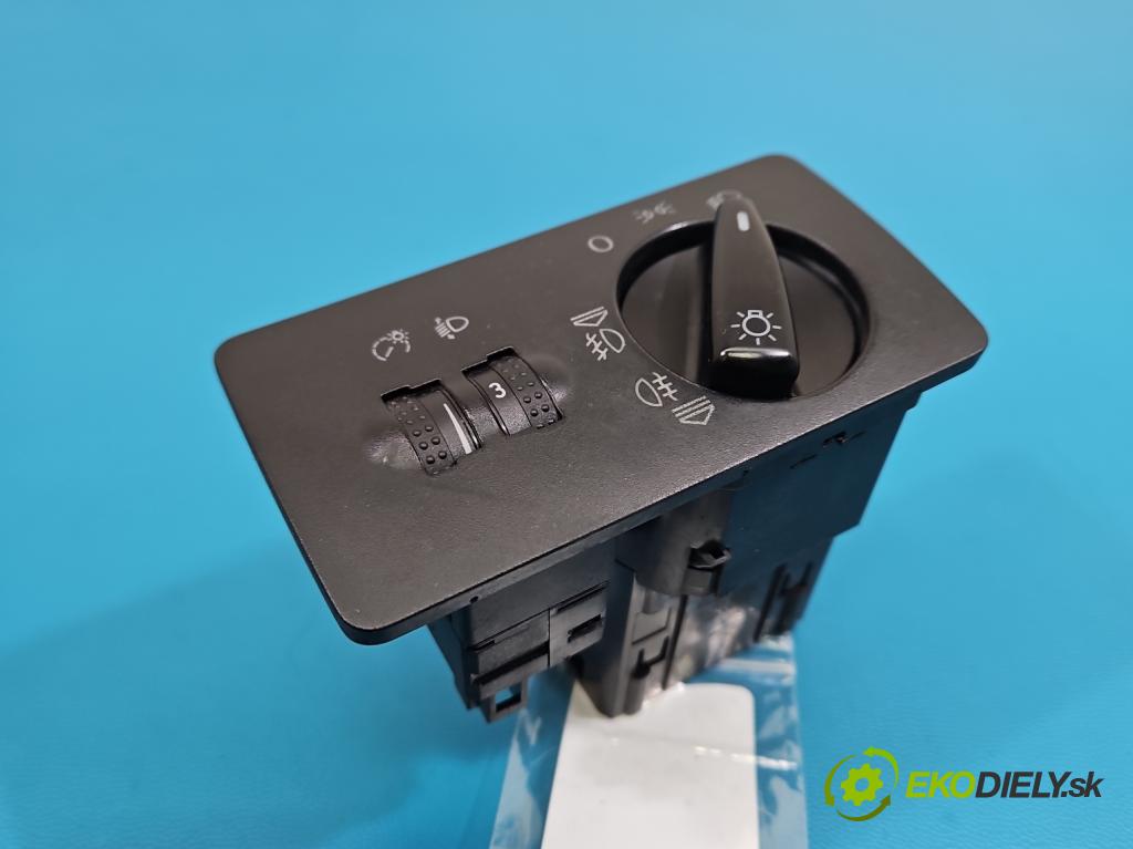 Skoda Fabia I 1999-2007 1.4 16V 75 HP manual 55 kW 1390 cm3 5- prepínač světla: na doska: 6Y0919094E