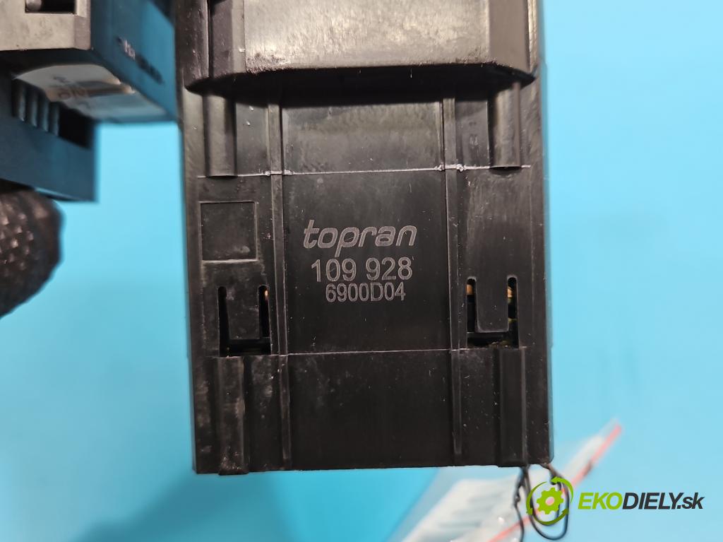 Skoda Fabia I 1999-2007 1.4 16V 75 HP manual 55 kW 1390 cm3 5- prepínač světla: na doska: 6Y0919094E