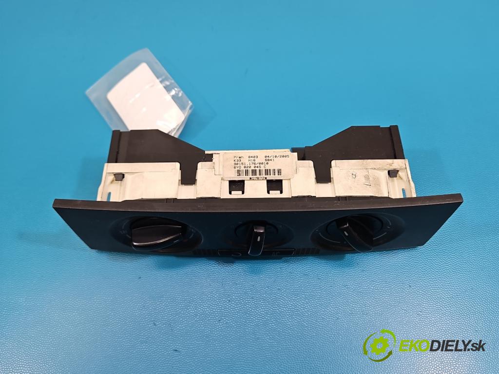 Skoda Fabia I 1999-2007 1.4 16V 75 HP manual 55 kW 1390 cm3 5- panel kúrenia 6Y0820045C